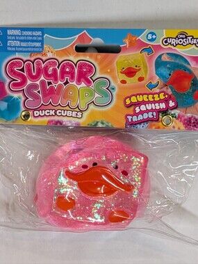 Sugar Swaps Pink Duck Cube Squishy